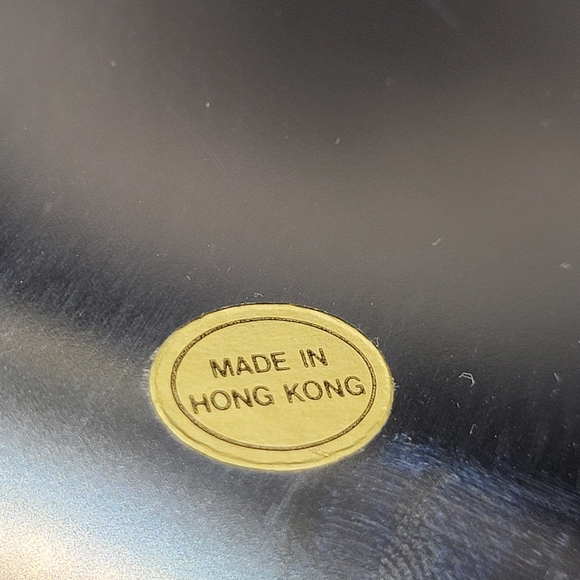 Vintage Chrome-Plated Serving Tray w/ Handles – Made in Hong Kong 11” - Picture 4 of 6